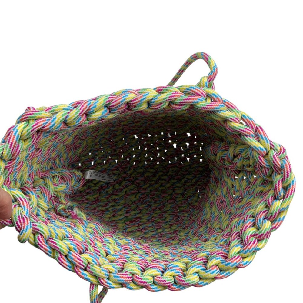 Urban Outfitters UO Zoya Rope Tote Bag Purse Blush Crochet - Picture 9 of 12